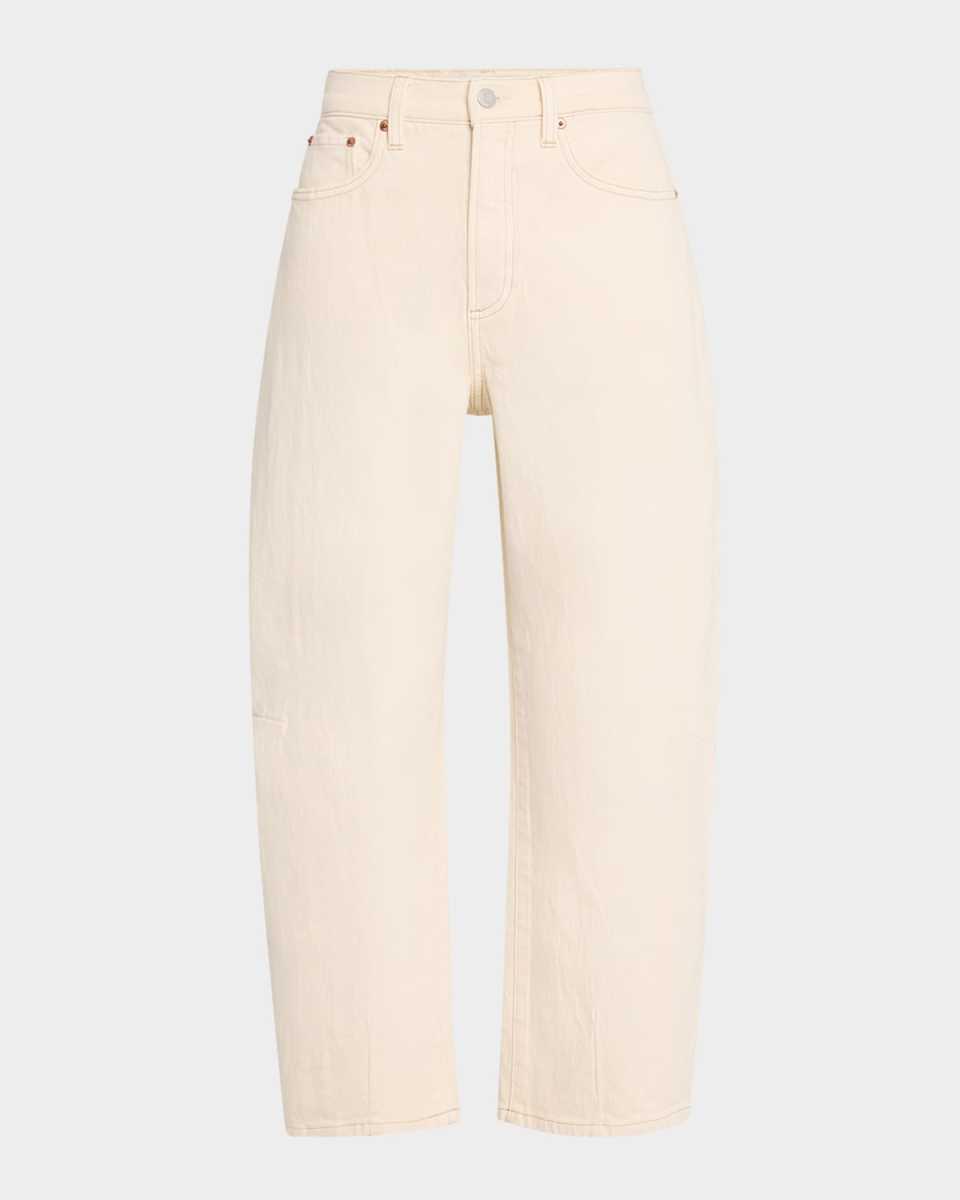 Eli High-Rise Arched-Leg Jeans